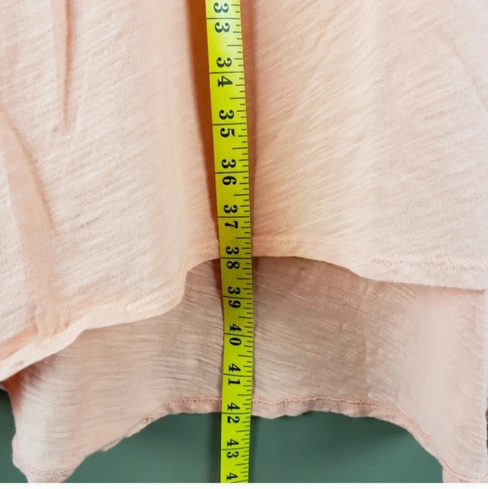 Fresh Produce peachy orange high low tank dress size medium